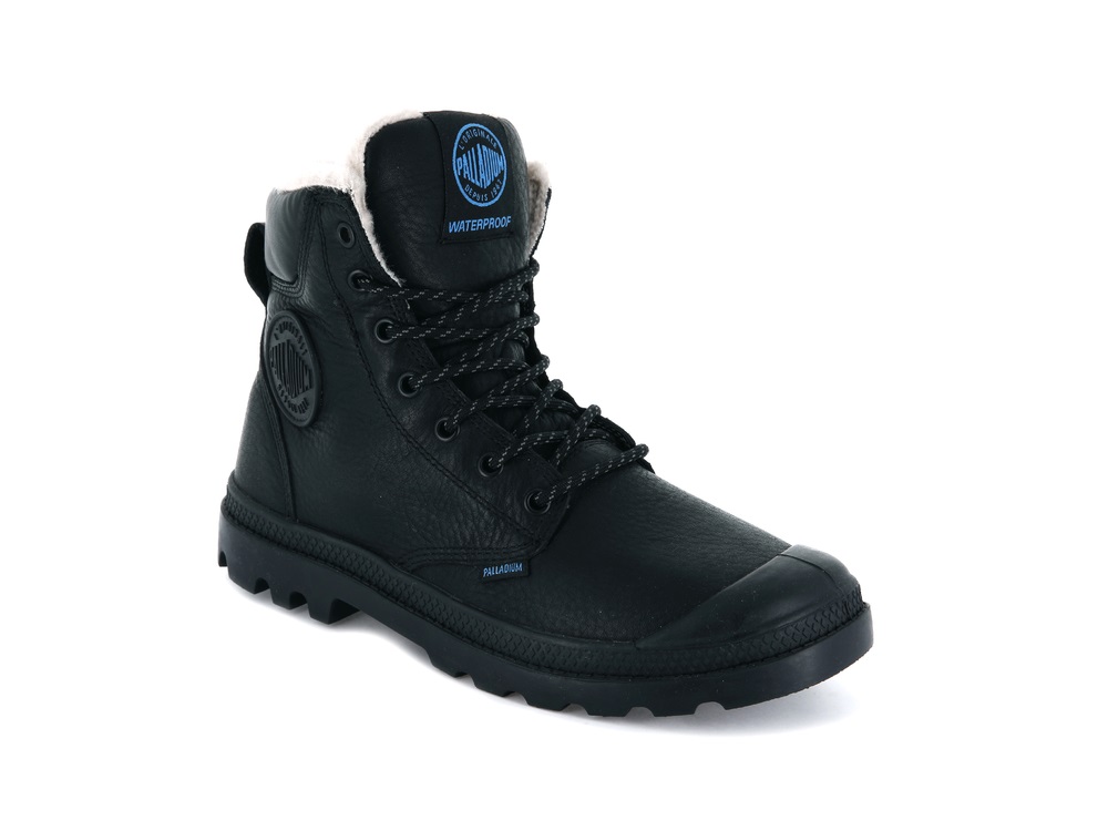 Botas Palladium PAMPA SPORT CUFF WPS Hombre Negras | Costa Rica-30714